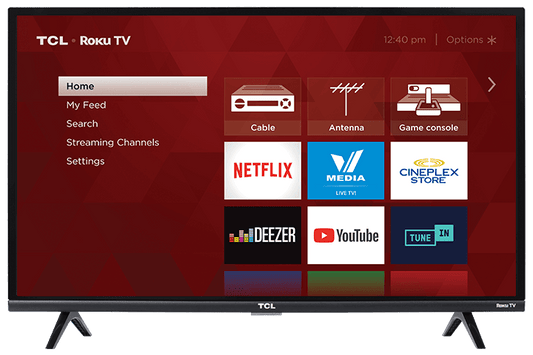 TÉLÉVISEUR INTELLIGENT TCL ROKU FHD DEL SÉRIE 3 DE CLASSE 32 PO, 32S327-CA
