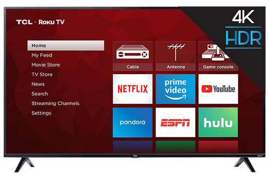 Téléviseur intelligent TCL Roku 4K UHD HDR série 4 de classe 65 po - 65S425-CA