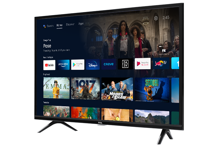 TÉLÉVISEUR INTELLIGENT TCL ANDROID HD DEL SÉRIE 3 DE CLASSE 32 PO - 32S334-CA