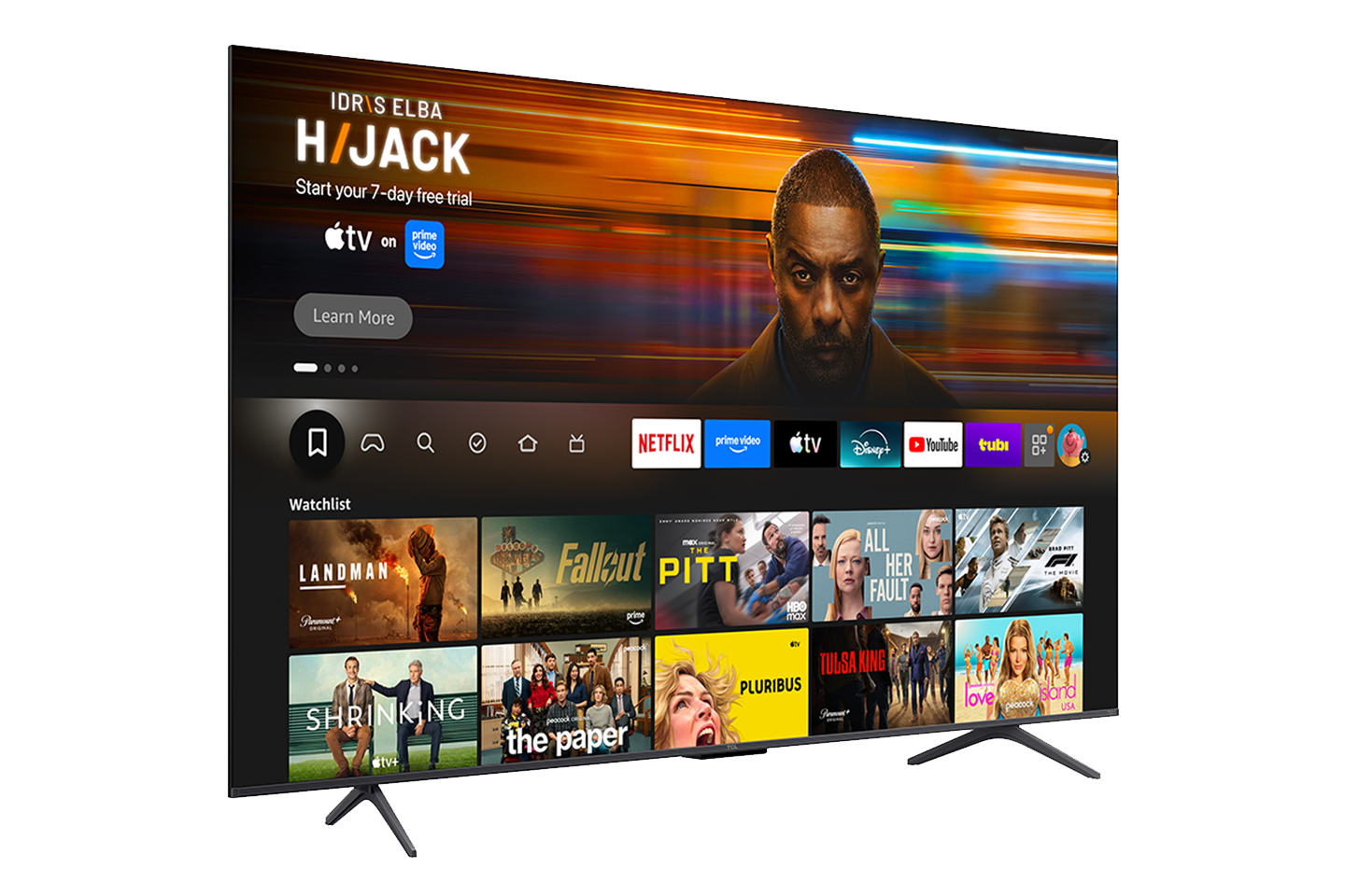 Téléviseur intelligent TCL classe Q 4K UHD HDR QLED avec Fire TV – 55Q6L