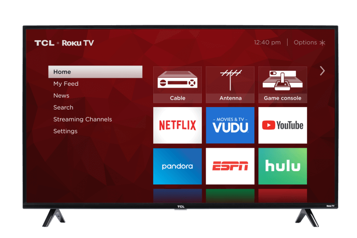Téléviseur intelligent TCL Roku 4K UHD HDR série 4 de classe 50 po - 50S421-CA
