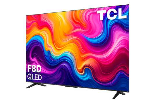 TCL Série F8D 85 po 4K QLED avec Dolby Vision HDR et Dolby Atmos, téléviseur intelligent avec Fire TV, Alexa – 85F8D