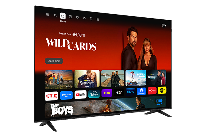TCL Série F8D 55 po 4K QLED avec Dolby Vision HDR et Dolby Atmos, téléviseur intelligent avec Fire TV, Alexa – 55F8D
