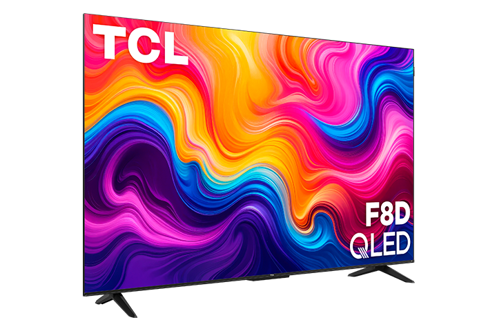 TCL Série F8D 55 po 4K QLED avec Dolby Vision HDR et Dolby Atmos, téléviseur intelligent avec Fire TV, Alexa – 55F8D