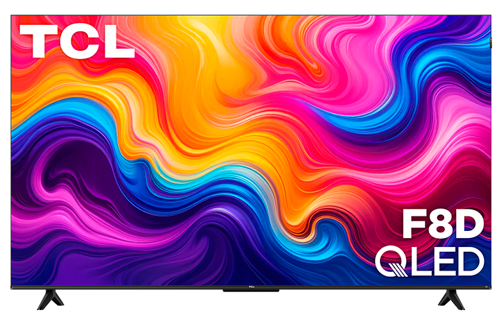 TCL Série F8D 55 po 4K QLED avec Dolby Vision HDR et Dolby Atmos, téléviseur intelligent avec Fire TV, Alexa – 55F8D
