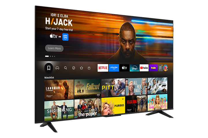 TCL Série F8D 55 po 4K QLED avec Dolby Vision HDR et Dolby Atmos, téléviseur intelligent avec Fire TV, Alexa – 55F8D