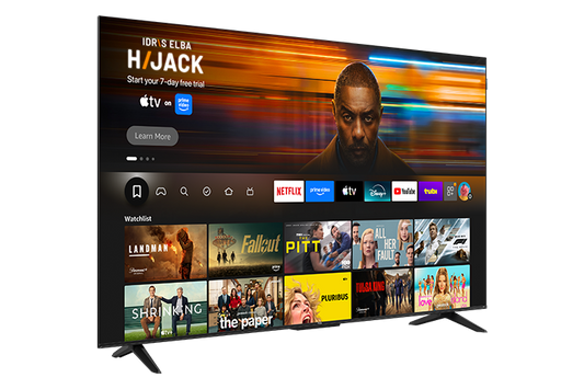 TCL Série F8D 85 po 4K QLED avec Dolby Vision HDR et Dolby Atmos, téléviseur intelligent avec Fire TV, Alexa – 85F8D