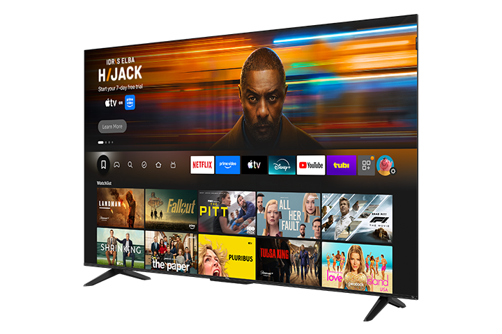 TCL Série F8D 55 po 4K QLED avec Dolby Vision HDR et Dolby Atmos, téléviseur intelligent avec Fire TV, Alexa – 55F8D