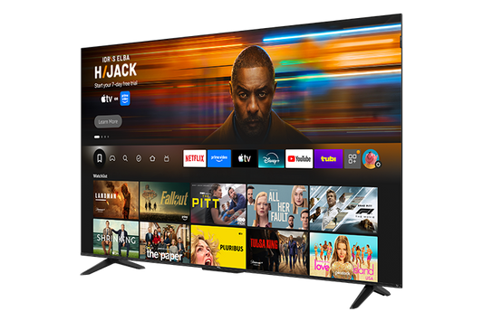 TCL Série F8D 85 po 4K QLED avec Dolby Vision HDR et Dolby Atmos, téléviseur intelligent avec Fire TV, Alexa – 85F8D