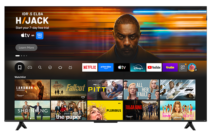 TCL Série F8D 55 po 4K QLED avec Dolby Vision HDR et Dolby Atmos, téléviseur intelligent avec Fire TV, Alexa – 55F8D