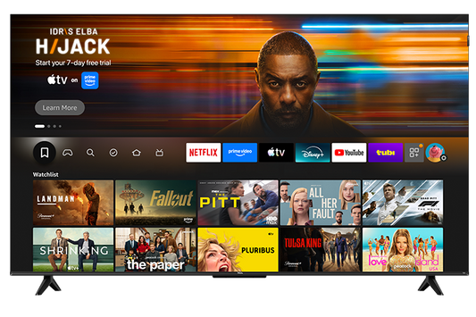 TCL Série F8D 85 po 4K QLED avec Dolby Vision HDR et Dolby Atmos, téléviseur intelligent avec Fire TV, Alexa – 85F8D