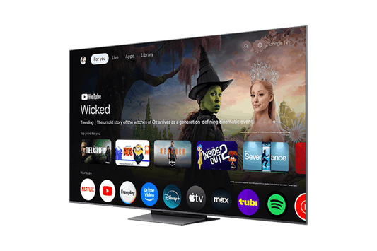 Téléviseur intelligent TCL 85" série QM8L SQD-Mini DEL 4K UHD HDR avec Google télévision – 85QM8L
