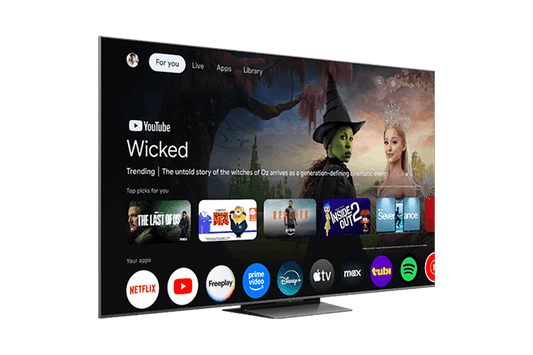 Téléviseur intelligent TCL 85" série QM8L SQD-Mini DEL 4K UHD HDR avec Google télévision – 85QM8L