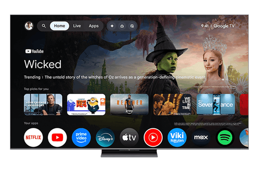 Téléviseur intelligent TCL 85" série QM8L SQD-Mini DEL 4K UHD HDR avec Google télévision – 85QM8L