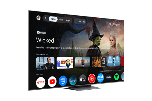 Téléviseur intelligent TCL 85" série QM8L SQD-Mini DEL 4K UHD HDR avec Google télévision – 85QM8L