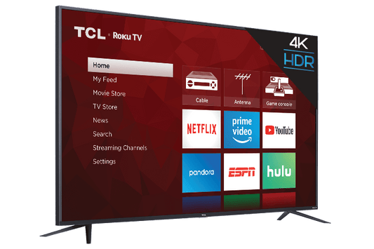 Téléviseur intelligent TCL Roku 4K UHD HDR série 4 de classe 55 po - 55S423-CA