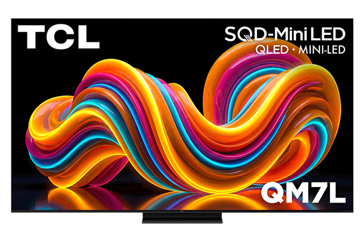 Téléviseur intelligent TCL 65" série QM7L avec technologie SQD-Mini DEL 4K UHD HDR et Google TV – 65QM7L