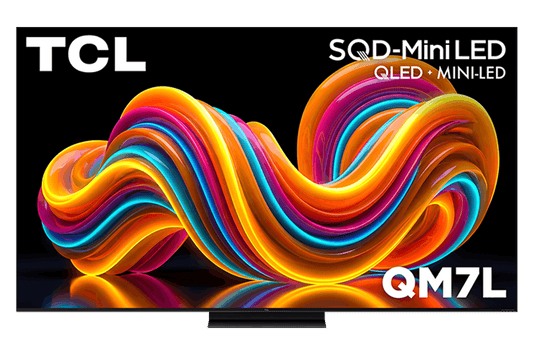 Téléviseur intelligent TCL 85" série QM7L avec technologie SQD-Mini DEL 4K UHD HDR et Google TV – 85QM7L