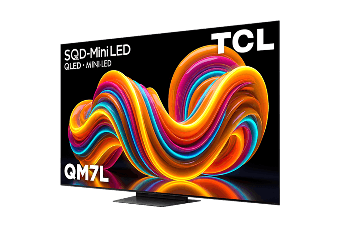 Téléviseur intelligent TCL 65" série QM7L avec technologie SQD-Mini DEL 4K UHD HDR et Google TV – 65QM7L