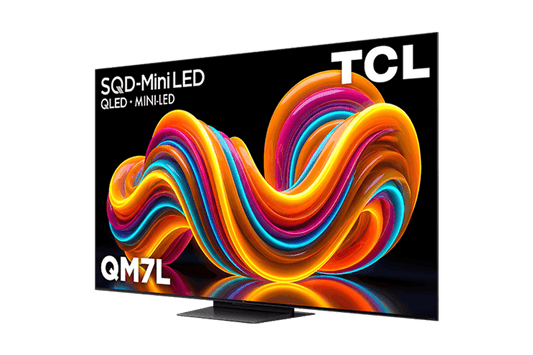 Téléviseur intelligent TCL 85" série QM7L avec technologie SQD-Mini DEL 4K UHD HDR et Google TV – 85QM7L