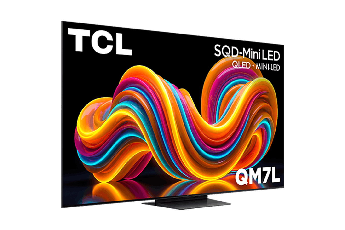 Téléviseur intelligent TCL 65" série QM7L avec technologie SQD-Mini DEL 4K UHD HDR et Google TV – 65QM7L
