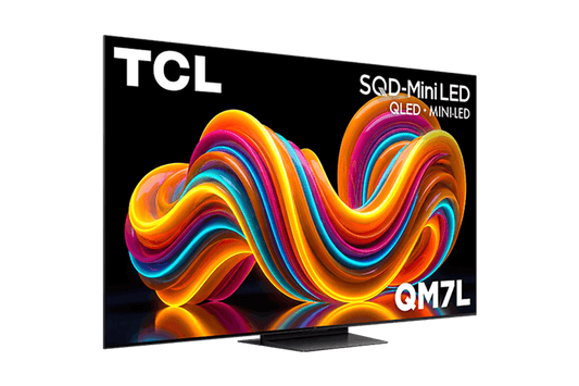 Téléviseur intelligent TCL 85" série QM7L avec technologie SQD-Mini DEL 4K UHD HDR et Google TV – 85QM7L