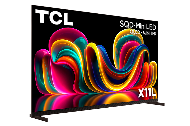 Téléviseur intelligent TCL 85" série X11L 4K UHD HDR SQD-Mini DEL avec Google TV – 85X11L