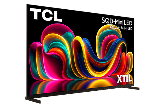 Téléviseur intelligent TCL 85" série X11L 4K UHD HDR SQD-Mini DEL avec Google TV – 85X11L
