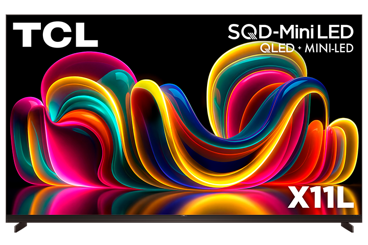 Téléviseur intelligent TCL 85" série X11L 4K UHD HDR SQD-Mini DEL avec Google TV – 85X11L