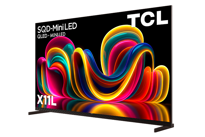 Téléviseur intelligent TCL 85" série X11L 4K UHD HDR SQD-Mini DEL avec Google TV – 85X11L