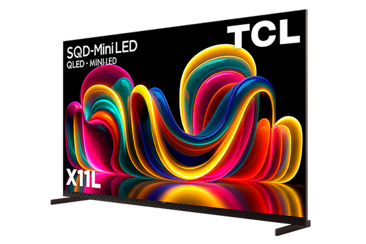 Téléviseur intelligent TCL 85" série X11L 4K UHD HDR SQD-Mini DEL avec Google TV – 85X11L