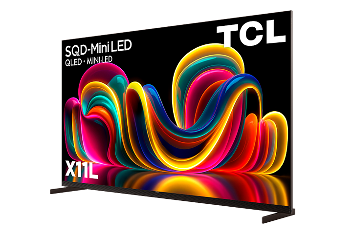 Téléviseur intelligent TCL 98" série X11L 4K UHD HDR SQD-Mini DEL avec Google TV – 98X11L