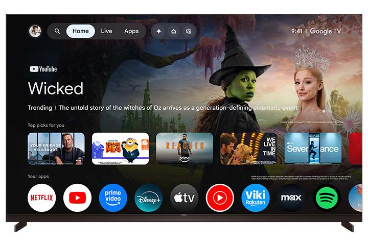 Téléviseur intelligent TCL 98" série X11L 4K UHD HDR SQD-Mini DEL avec Google TV – 98X11L