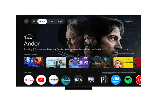 TCL 85 po A400U Série Designer – Téléviseur QD-Mini LED intelligent avec Google TV - 85A400U