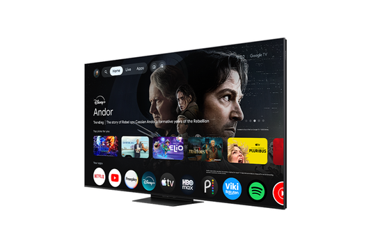 TCL 85 po A400U Série Designer – Téléviseur QD-Mini LED intelligent avec Google TV - 85A400U