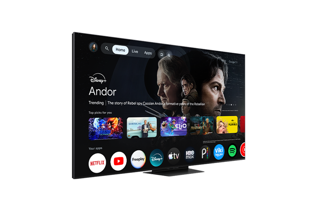 TCL 85 po A400U Série Designer – Téléviseur QD-Mini LED intelligent avec Google TV - 85A400U