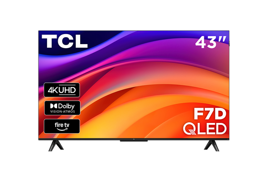 Téléviseur intelligent QLED TCL 85" série F7D 4K UHD HDR avec Fire TV - 85F7D