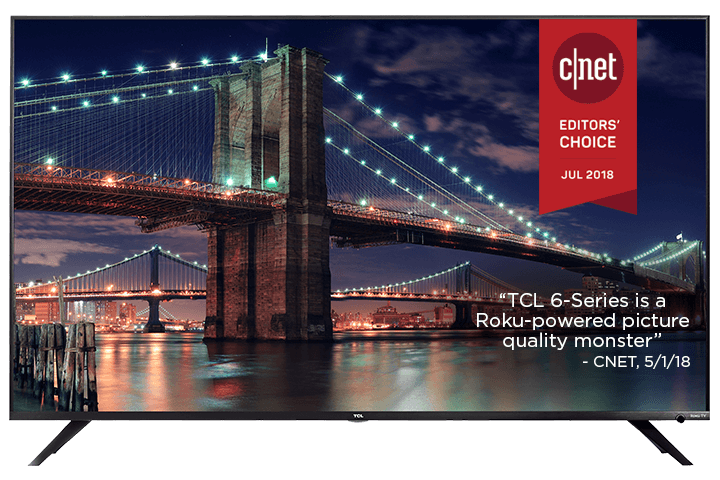 Téléviseur intelligent TCL Roku 4K UHD Dolby Vision HDR série 6 de classe 55 po - 55R617-CA