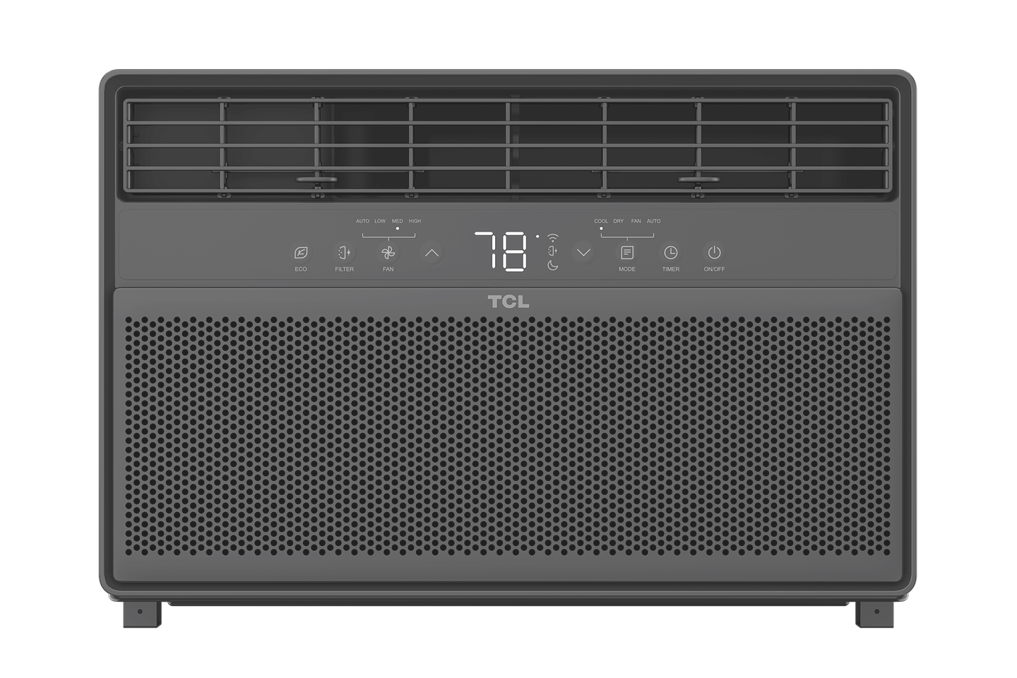 TCL 10,000 BTU Smart Inverter Window AC - Black