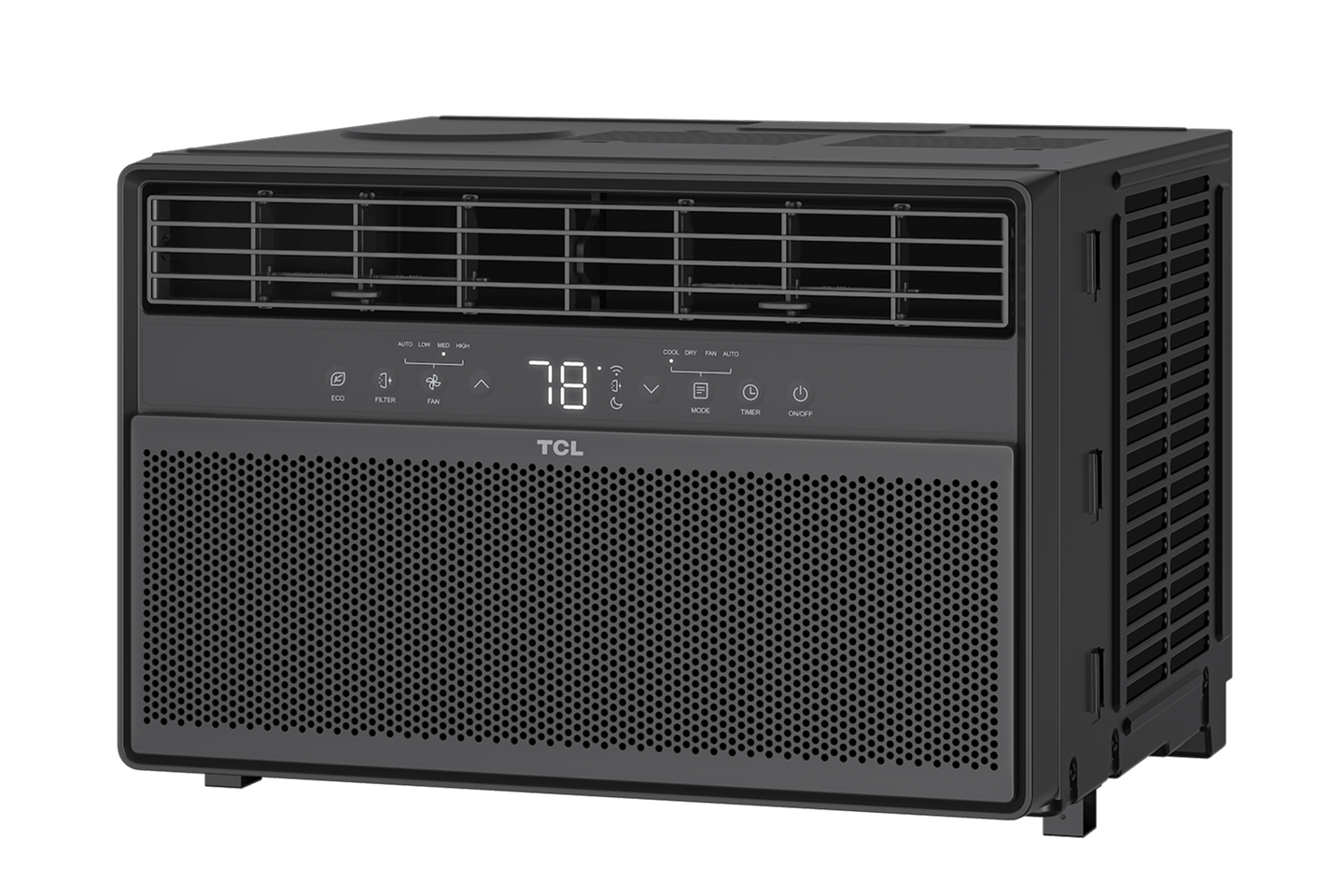 TCL 10,000 BTU Smart Inverter Window AC - Black
