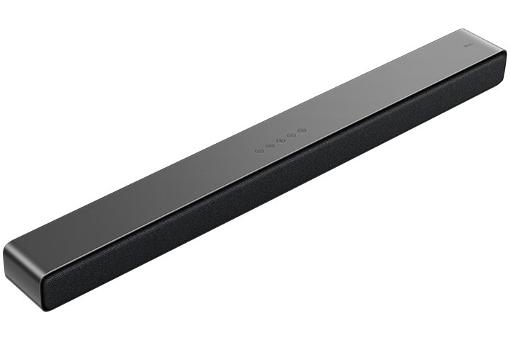 Barre de son TCL classe Q Premium 5.1 canaux avec DTS Virtual:X, haut-parleur central intégré, enceinte ambiophonique et caisson de basse sans fil - Q6510-CA