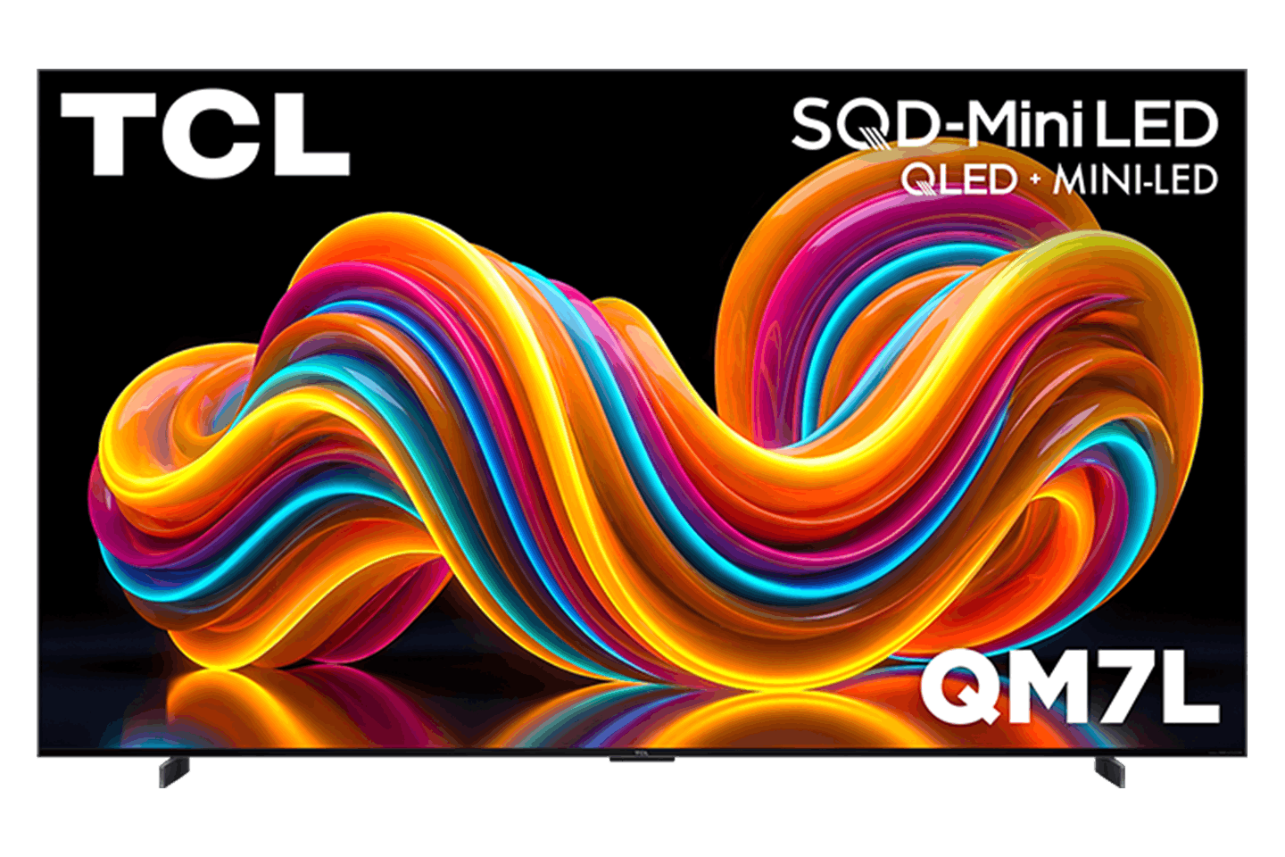 Téléviseur intelligent TCL 98" série QM7L avec technologie SQD-Mini DEL 4K UHD HDR et Google TV – 98QM7L