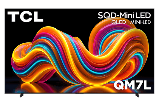 Téléviseur intelligent TCL 98" série QM7L avec technologie SQD-Mini DEL 4K UHD HDR et Google TV – 98QM7L