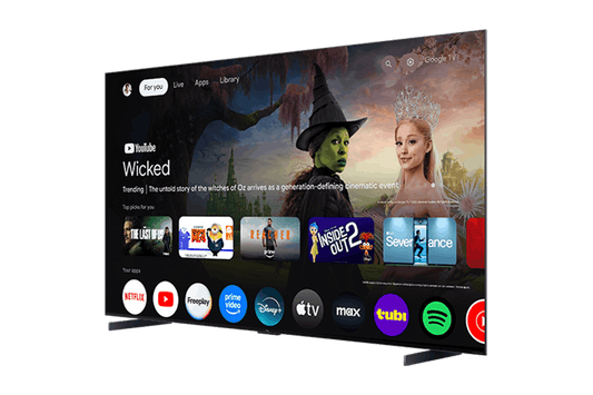 Téléviseur intelligent TCL 98" série QM7L avec technologie SQD-Mini DEL 4K UHD HDR et Google TV – 98QM7L