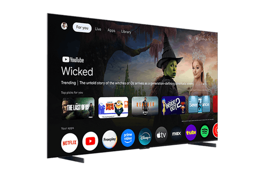 Téléviseur intelligent TCL 98" série QM7L avec technologie SQD-Mini DEL 4K UHD HDR et Google TV – 98QM7L