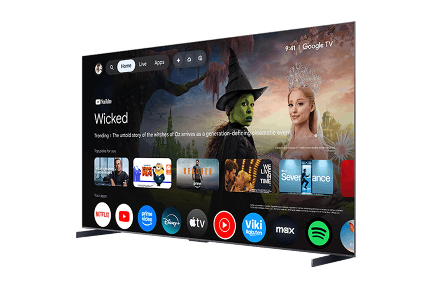 Téléviseur intelligent TCL 98" série QM8L SQD-Mini DEL 4K UHD HDR avec Google télévision – 98QM8L