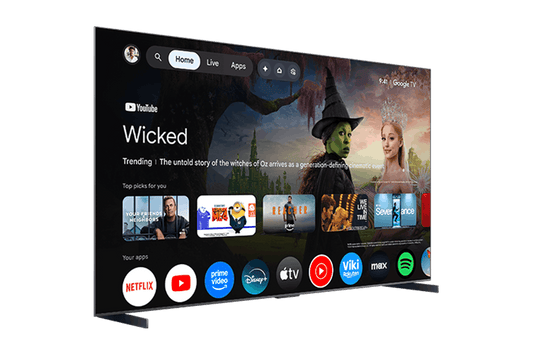Téléviseur intelligent TCL 98" série QM8L SQD-Mini DEL 4K UHD HDR avec Google télévision – 98QM8L