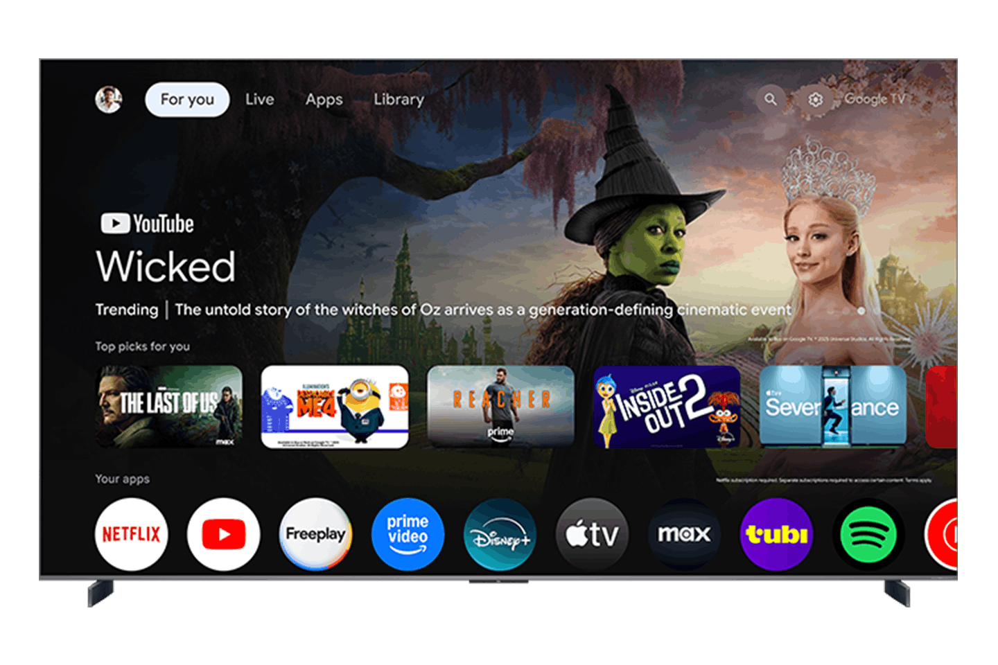 Téléviseur intelligent TCL 98" série QM8L SQD-Mini DEL 4K UHD HDR avec Google télévision – 98QM8L