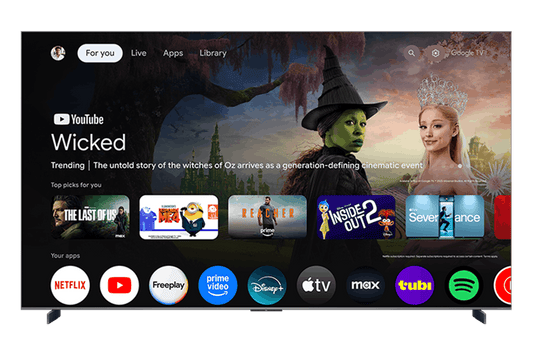 Téléviseur intelligent TCL 98" série QM8L SQD-Mini DEL 4K UHD HDR avec Google télévision – 98QM8L