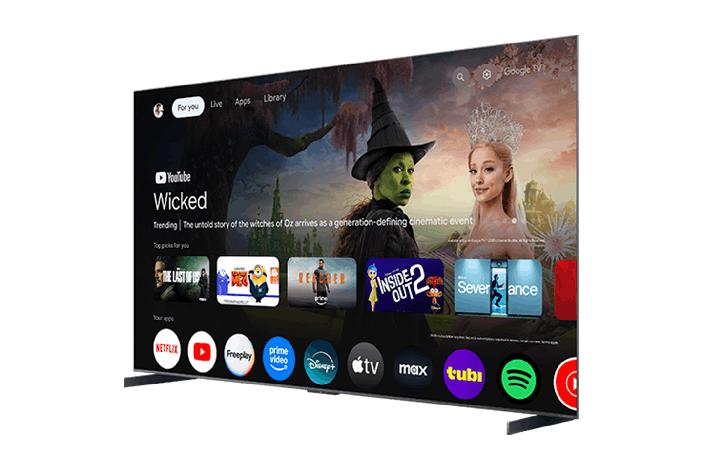 Téléviseur intelligent TCL 98" série QM8L SQD-Mini DEL 4K UHD HDR avec Google télévision – 98QM8L